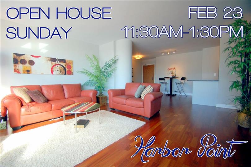 **Open House**  **Sunday Feb 23**  **11:30AM-1:30PM**