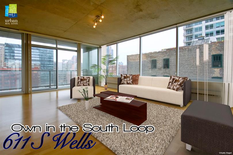 South Loop Living: Own NOW at 611 S Wells!