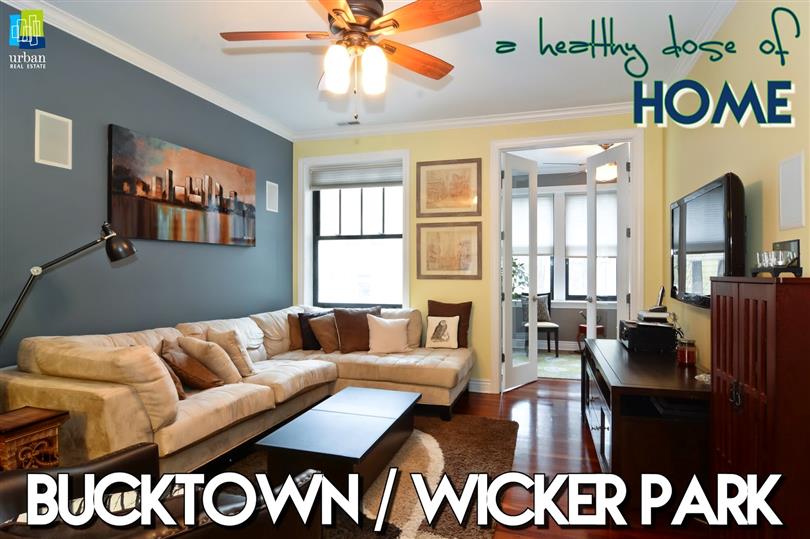 *JUST LISTED* Home Is Where The Heart Is In Bucktown/Wicker Park