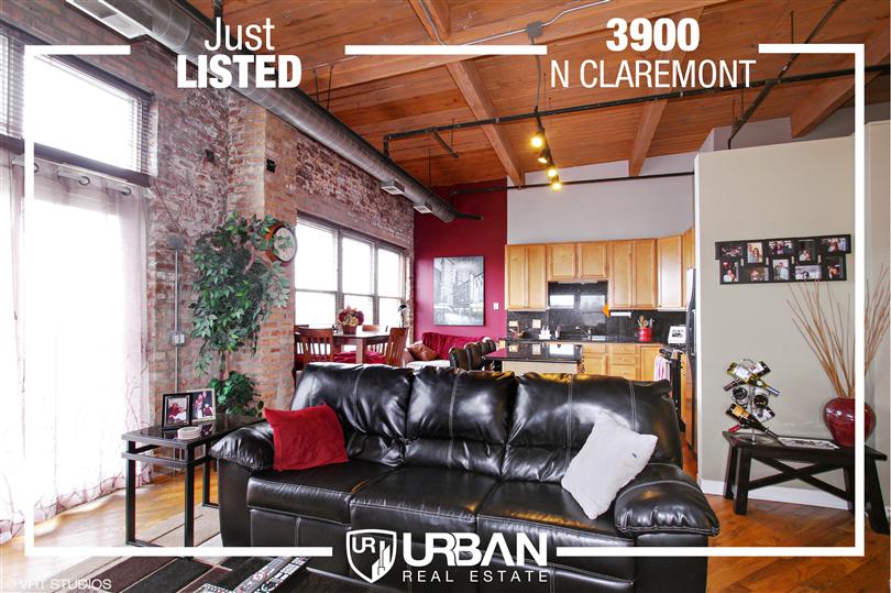 Just Listed! 2-Story Timber Loft Penthouse in North Center