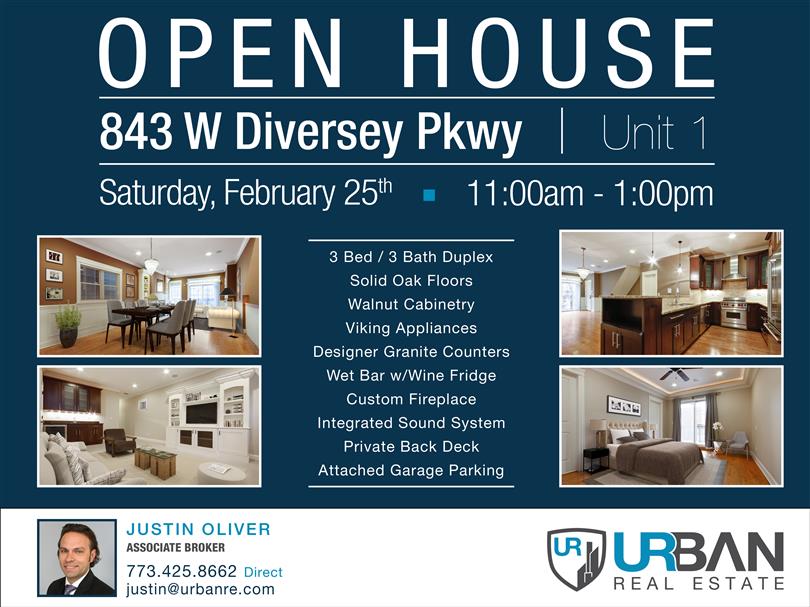 Open House in Lovely Lincoln Park | Sat. Feb. 25th | 11am-1pm