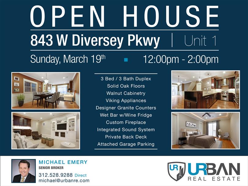Open House in Lovely Lincoln Park | Sun. Mar. 19th | 12pm-2pm