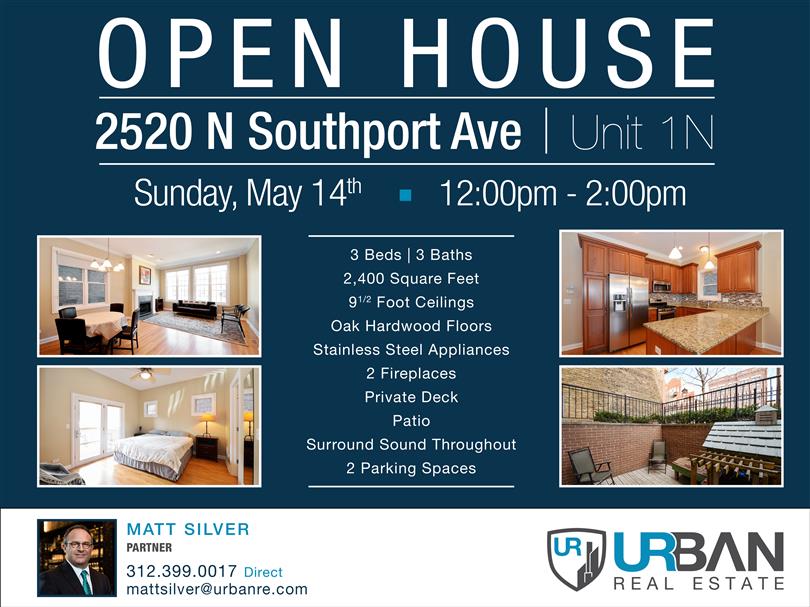 Open House in Lincoln Park | Sun. May 14th | 12pm-2pm